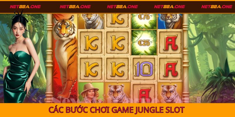 Các bước cần thực hiện khi chơi slot jungle